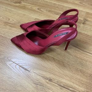 Zara Satin Slingbacks Size 42 - US 11